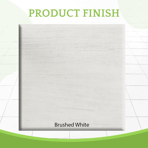 Brushed white finish sample for Full Size Conversion Kit Bed Rails For Convertible Cribs Solid Wood Toddler To Adult Bed Rails.