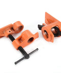 Beefy Heavy Duty Pipe Clamp Jaws 1 Inch Vise Fixture Set For Woodworking Cabinet Making And Box Building The Go To Tool Kit For Gluing