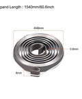 Solid As A Rock Heavy Duty Drill Press Quill Return Coil Spring Assembly Double Hook Ends 1540mm length and 49mm OD