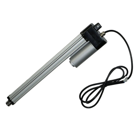 24V Water-Resistant Linear Actuator With 12 Inch Stroke, 450 Lb Thrust, IP66 Rated For Outdoor Industrial And Solar Projects, Brushed DC Motor, Stainless Steel Rod, PA-10