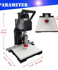 BEILOCKERY 110V 1100W hinge drilling and boring machine for cabinet doors; black vertical drill on white base
