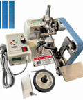 Heavy Duty Belt Grinder Sander 30X1 Inch With VFD Variable Speed Drive And Powerful 550W Brushless Motor on a workbench with sanding belt