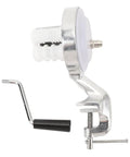 Side view of Hand Crank Cavatelli Pasta Maker For Homemade Italian Pasta Manual Roller Machine For Gnocchi And Spaghetti Aluminum