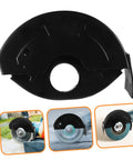 Enclosed Angle Grinder Protective Cover Guard With Easy Install in black, heavy duty safety shield for cutting machines, various models.