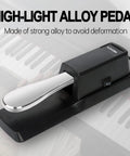 Universal Sustain Pedal For Digital Pianos, Electronic Keyboards, MIDI Keyboards, And Synthesizers With Polarity Switch