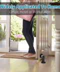 Magnetic Door Stop 2 Pack Heavy Duty Stainless Steel Door Catch and Holder Wall or Floor Mount Black Holds Door Open