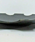 Side view of Notched 20 Inch Disc Harrow Blade For 1 Inch Or 1 And One Eighth Inch Square Axles, Four Millimeter Eight Gauge, Concave shape