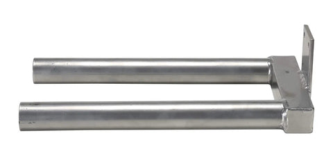 Rock Solid Double Spindle Manual Work Positioner Attachment in premium silver steel, slim frame for heavy lifting and precision alignment.