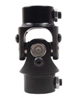Three Quarter Inch Thirty Spline By Three Quarter Inch Double D Black Heavy Duty Steering Universal Joint Shaft Front View