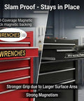 Huge 15 Pack Magnetic Toolbox Labels Sixty Percent Bigger With Bold Readable Text For Quick Tool Finding High Visibility