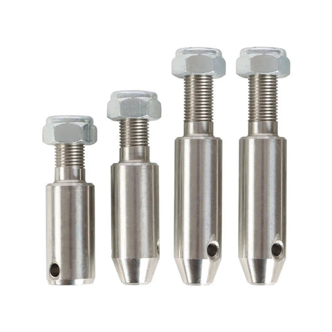 Front Sway Bar Link Disconnects For Wrangler JK 2007 2018 Adjustable Off Road Lift Kit Replacement With Grease Fittings Spherical Bushings Deliver 360 Degree Rotation And 11 Degree Articulation Boost Axle Flex Up To Thirty Percent, four steel links