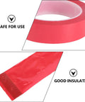 Packove 6Pcs Liquid Rubber Electrical Tape Waterproof Insulation Wrap For Transformers And Auto Wiring Positioning Fastener Red Roll