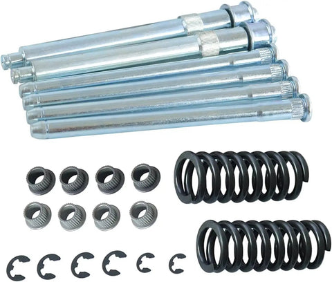 Door Hinge Pin And Bushing Kit Tool For Chevy And GMC Trucks Fits C1500 C2500 C3500 K1500 K2500 K3500 From 1988 To 2001 Models Replacement Easy Install Durable Hinges For Long Lasting Performance., pins bushings springs and gaskets set