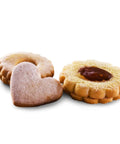 Pro Grade Stainless Steel Cookie Press Gun Kit With 10 Disc Variations And 8 Interchangeable Nozzles Dishwasher Safe 18/10 Inox Made In Spain Ideal For Piping Pretty Holiday Cookies And Desserts creating heart and jam cookies