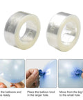 Two rolls of clear balloon arch strips for DIY garland, 196.85 inch length, wedding decor