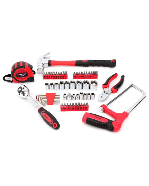 226 Piece Home And Auto Repair Tool Kit With Sturdy Toolbox For DIY Enthusiasts, Homeowners, And Handymen displayed on white background
