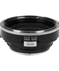 Tilt Shift Lens Mount Adapter From Bronica SQ Lenses To Nikon F Mount SLR Body With Twenty Millimeter Total Shift 10 Degree Tilt 360 Degree Rotation High Precision Build For Vintage Lenses Pro Grade Durability 2 Year Limited Warranty, black metal adapter