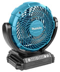 Cordless 18V LXT Fan with Three Speed Settings and 45 Degree Oscillation for Quiet Airflow, tilts 90 degrees up and 45 down