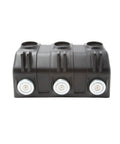 Front view of Grab And Go Magnetic Lug Bucket Parts Holder With Three Heavy Duty Neodymium Magnets And Flexible Mounting