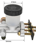 Go Kart Hydraulic Brake Master Cylinder Assembly For 90cc Through 250cc Go Karts And ATVs Heavy Duty Upgrade Compatible With Roketa Kinroad