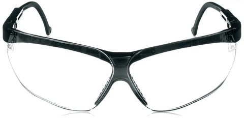Genesis Sharp-Shooter Shooting Glasses With 9 Base Wraparound Lens Clear Anti Fog Coating Soft Browguard For Maximum Peripheral Vision And All Day Comfort During Range Use And Target Practice