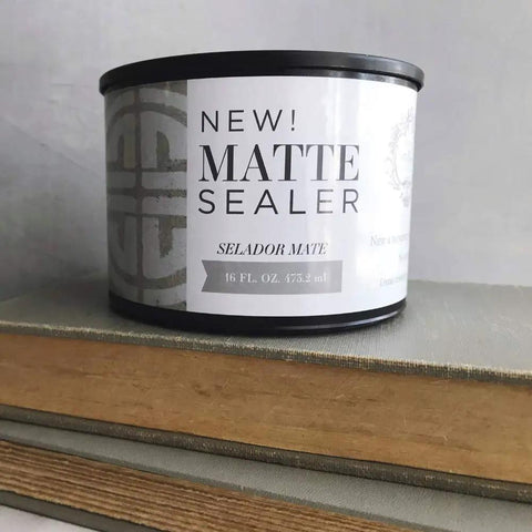 16 oz Matte Sealer For Painted Furniture And Cabinets Water Based Clear Matte Topcoat Protects Wood Concrete And Metal Surfaces