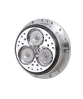 Tough As Nails 220BX-E 80E Cycloid Pinwheel Speed Reducer showing gears in a metal housing for industrial applications.