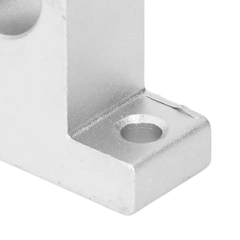Cool 10Pcs SK16 Linear Motion Rail Support Brackets Made From Super Tough Aluminum For smooth corner detail and mounting hole showing.