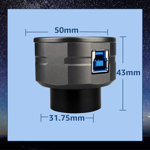 Astrophotography Camera For Beginners With 7.05MP IMX415 Sensor 1.25 Inch USB 3.0 CMOS size 50mm x 43mm