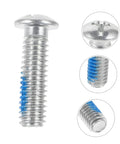 Close-up of 6 Pcs Roller Skate Stopper Screws For Quad Skates Replacement Parts With Easy Installation And Brake Accessories