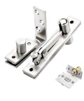 Stainless Steel Invisible Door Hinge With Smooth Quiet Motion, Concealed L Shaped Rotation Hinge for Modern Interior Doors