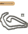 ANSI 80 Roller Chain, 120 Links, 10 Feet, Carbon Steel, Heat Treated For Durability, Includes 1 Connecting Link