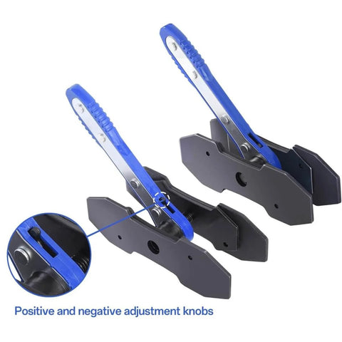 Pro Grade Car Brake Caliper Piston Press Tool Set With Ratcheting Spreader Four Hangers And 360 Degree Caliper Press Ratchet