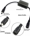 Durable Solar Charging Controller With USB 5V 2A Output And 5.5x2.1mm Connector Converts 12V To 30V Solar Panel Input
