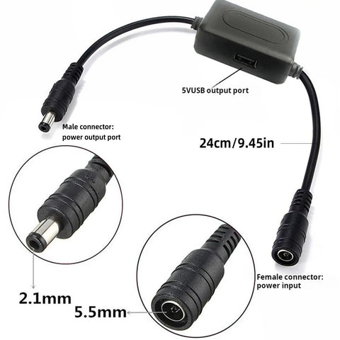 Durable Solar Charging Controller With USB 5V 2A Output And 5.5x2.1mm Connector Converts 12V To 30V Solar Panel Input
