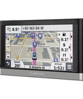 Portable Vehicle GPS With Dual Orientation Touchscreen, Real Directions And Real Voice Guidance displaying map navigation view