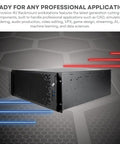 Top Shelf 4U Rackmount Workstation Loaded With Intel Core Ultra 7 270K Plus showcasing side view with ventilation and ports.