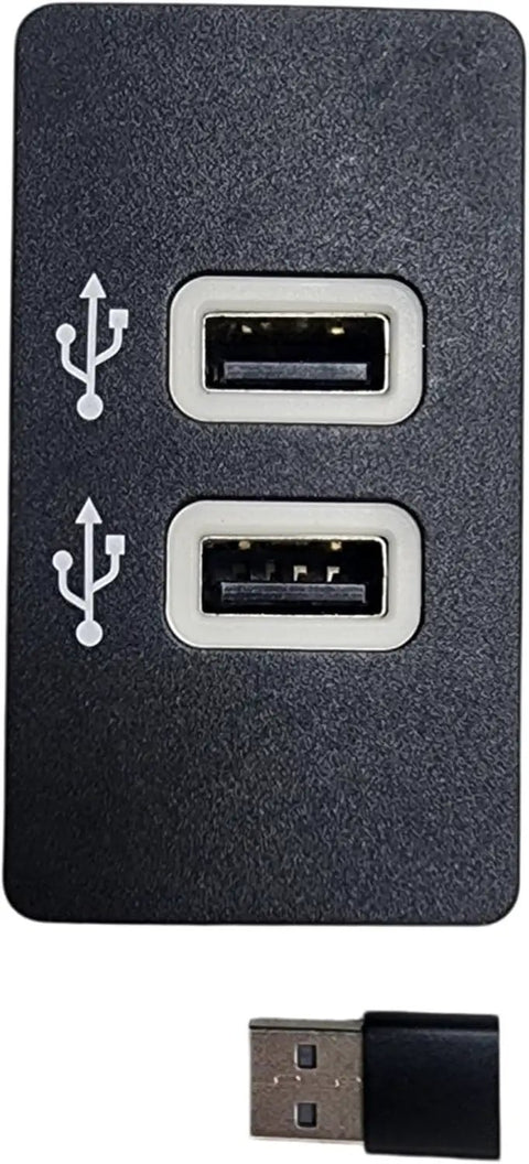 Ford F150 F250 F350 F450 and SUV CarPlay Upgrade Kit USB connectors for Sync 3 system, two USB ports and connector module visible.