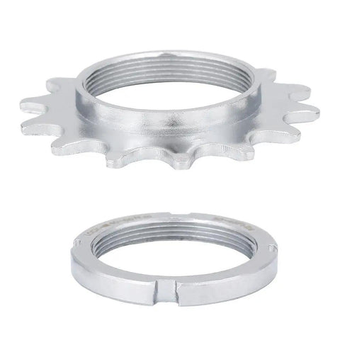 Freewheel Flywheel Single Speed Sprocket For Fixed Gear 14T Heavy Duty Galvanized Steel With Quiet Ride And Smooth Hub Connection.