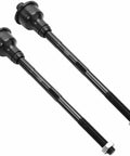 4 Piece Front Tie Rod Kit For Chevrolet Silverado 1500 1999 To 2006 Inner And Outer Steering Rods Gear Steering Replacement Beefed Up Front End Components For Smooth Handling, black steel tie rods