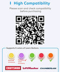 QR code for checking compatibility of Smart Garage Door Opener Remote for HomeKit Alexa Google Assistant and SmartThings.