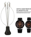 Watch Hand Remover Tool With Compression Spring Hand Puller Lifter For Pro Watch Repair Gear Non Scratch Plastic Tips