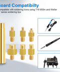 Heat Set Insert Tool For Threaded Inserts M2 To M8 With Soldering Iron Tips That Play Nice With 936 Soldering Irons Brass Nut Inserts