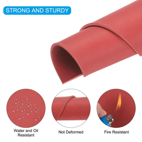 Solid Neoprene Rubber Sheet One Eighth Inch Thick By 1 Inch Wide By 10 Inch Long Non Slip Anti Slip Oil Resistant Gasket Material