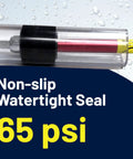 1/2 Inch Plumbing Swet Tool Pro Plug showing non-slip watertight seal at 65 psi.