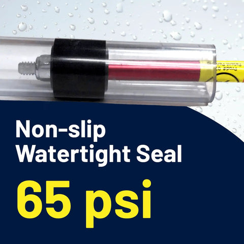 1/2 Inch Plumbing Swet Tool Pro Plug showing non-slip watertight seal at 65 psi.