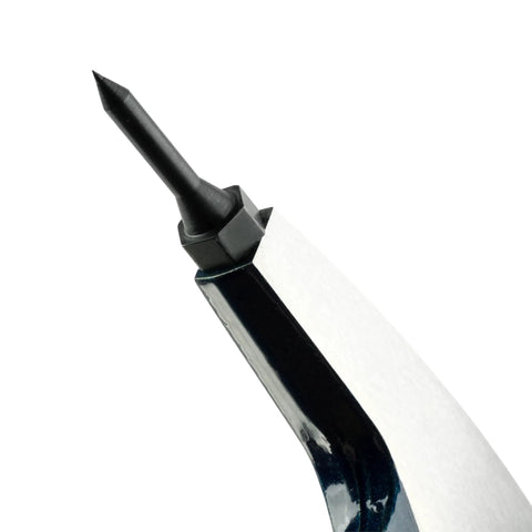 Replacement Tips For E3 WCT Welding Hammer Five Pack Made In USA 4140 Steel Tips close-up of pointed tip end and shaft view.