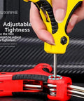 Super Sweet 9 Piece Foldable Hex Key Wrench Kit Made From Tough Chrome Vanadium Steel Perfect For Bike Repair And Home Fixes Including Sizes From 1 5Mm To 6mm So You Can Get Any Job Done Without Stressing Out. adjustable hex wrench tightening red folding tool