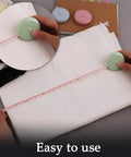 3 Pack Retractable Tape Measures For Sewing Tailoring Crafting And Body Measurements, 60 Inch 150 Cm Go To Tool With Push Button