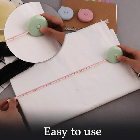 3 Pack Retractable Tape Measures For Sewing Tailoring Crafting And Body Measurements, 60 Inch 150 Cm Go To Tool With Push Button